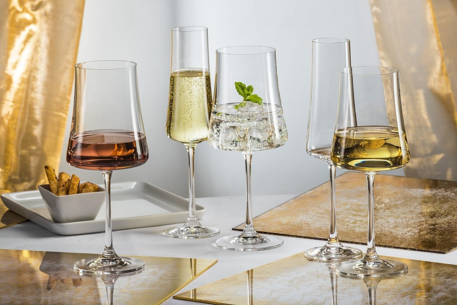 Bohemia Glass 12個セット Set 12 Bohemian Czech Cut to clear Crystal Wine Glass Goblets